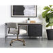 Norwood 63 X 19.5 inch Grey / Black Desk